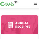 Give Annual Receipts