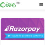 Give Razorpay Gateway