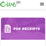Give PDF Receipts