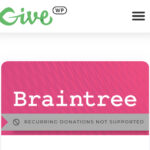Give BrainTree Gateway