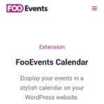 FooEvents Calendar