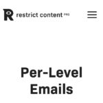 Restrict Content Pro Per-Level Emails