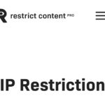 Restrict Content Pro IP Restriction
