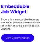 WP Job Manager Embeddable Job Widget