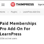 LearnPress Paid Membership Pro