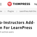 LearnPress Co-instructors