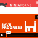 Ninja Forms Save User Progress