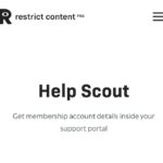 Restrict Content Pro Help Scout