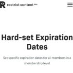 Restrict Content Pro Hard-set Expiration Dates