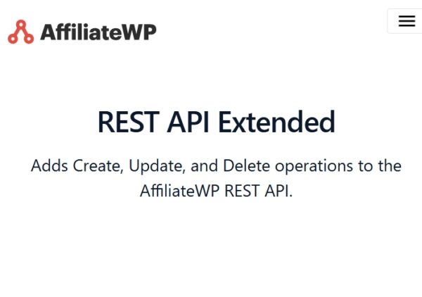 AffiliateWP REST API Extended