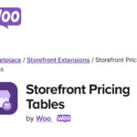 Storefront Pricing Tables