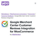 Woocommerce Google Merchant Center Customer Reviews