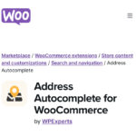 Address Autocomplete For WooCommerce