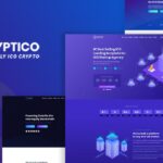 Cryptico - ICO Crypto Landing & Cryptocurrency WordPress Theme​