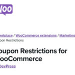 WooCommerce Coupon Restrictions