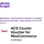 ACS Courier Voucher for WooCommerce