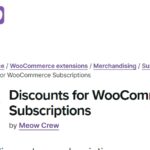 Discounts for WooCommerce Subscriptions
