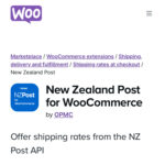 WooCommerce New Zealand Post
