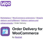 WooCommerce Order Delivery