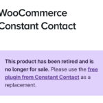 WooCommerce Constant Contact Integration