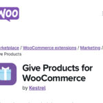 WooCommerce Give Products