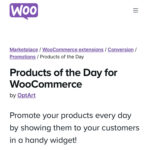 WooCommerce Products of the Day