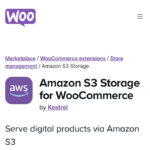 WooCommerce Amazon S3 Storage