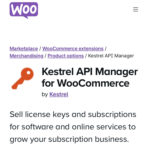 WooCommerce API Manager