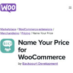 WooCommerce Name Your Price