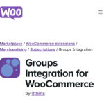WooCommerce Groups