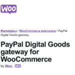 WooCommerce Paypal Digital Goods Gateway