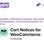 WooCommerce Cart Notices