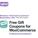 WooCommerce Free Gift Coupons