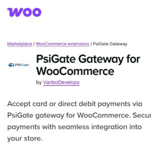 WooCommerce PsiGate Gateway