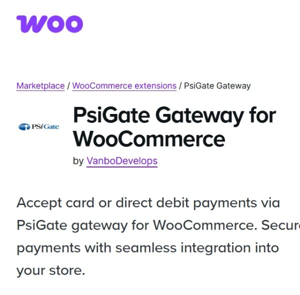 WooCommerce PsiGate Gateway