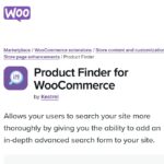 WooCommerce Product Finder