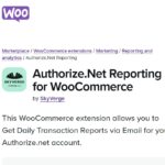 WooCommerce Authorize.Net Reporting