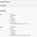 BuddyPress Block Users