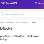 FacetWP Blocks