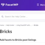 FacetWP Bricks Builder integration