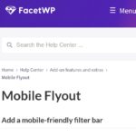 FacetWP Flyout