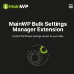MainWP Bulk Settings Manager Extension