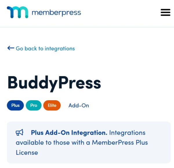 MemberPress BuddyPress