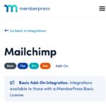 MemberPress MailChimp