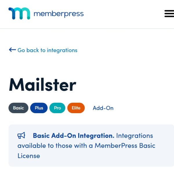MemberPress Mailster
