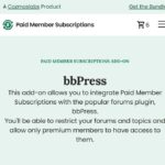 Paid Member Subscriptions bbPress Addon