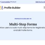 Profile Builder Multi-Step Forms Add-on