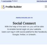 Profile Builder Social Connect
