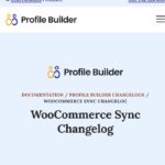 Profile Builder WooCommerce Sync
