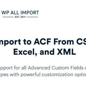 ACF Import Add-On Pro